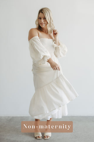 White photoshoot dress hire