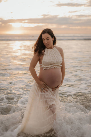 Maternity Beach Photoshoot Dress Hire