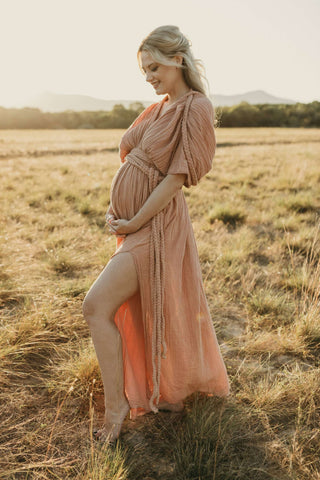 Pink Maternity Photoshoot Dress Hire