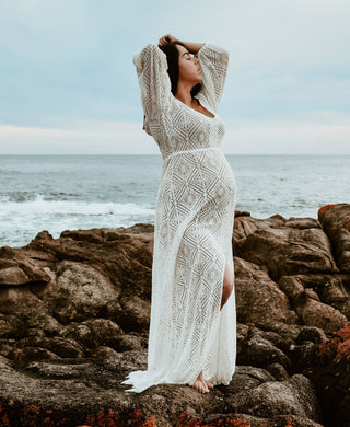 Co and Ry Harriet Maternity Dress Hire - Versatile Gown for Maternity and Beyond - Sizes S/M to M/L