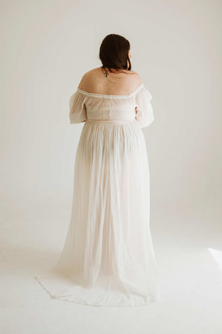 Plus size gown for photoshoot