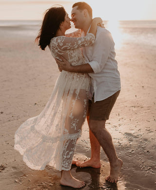 Eco-Friendly Linen Men's Shorts for Family Photoshoots - Men's Outfit Hire for Photoshoots: Country Road Organic Linen Drawcord Shorts