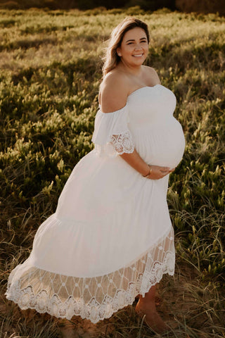 Maternity Dress Hire - Coven & Co Folklore Gown - Whimsical Bohemian Style