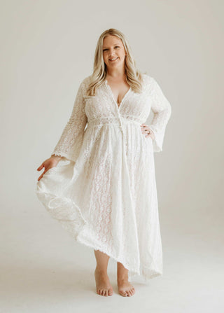 Photoshoot dress for plus size ladies