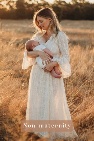 Nursing-Friendly Family Photoshoot Dress Hire - Coven & Co Pirate Queen Maxi Dress