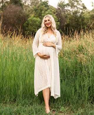 Maternity Dress Hire - Coven & Co Pirate Queen Maxi Dress - Capture stunning photos. Hire now for maternity and beyond!