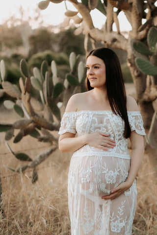 Versatile Maternity Dress Hire - Coven & Co Raven Cold Shoulder Dress