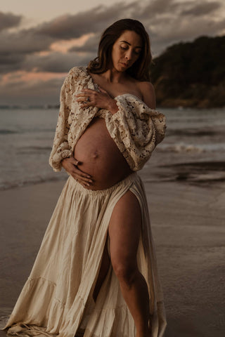 Maternity Beach Photoshoot Dress Hire