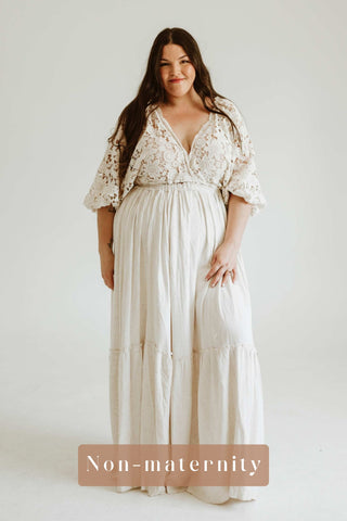 Boho plus size dress hire