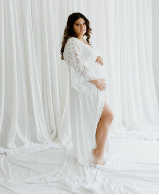 Adjustable Waist Maternity Dress Hire - Fillyboo 'CLEO' with Elastic & Drawstring