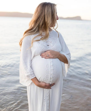 Fillyboo I Believe In Unicorns Maternity Maxi Dress - Convertible Design Maternity Dress Hire