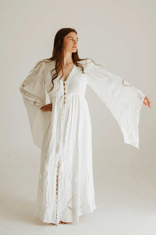 boho wedding dress hire