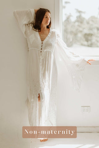 white boho wedding dress hire