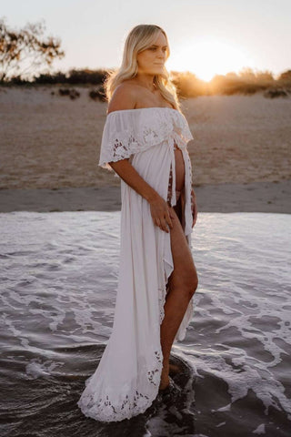 Fillyboo Wonder Years Maternity Maxi Dress - Classic Boho Beauty - Maternity Dress Hire