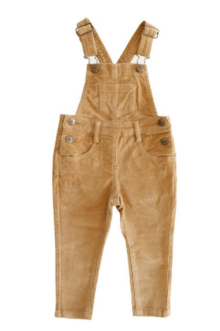 Elastane blend for comfort outfit for boys: Jamie Kay Jordie Overall for birthdays -  Boy Outfits For Hire - Brown Overall Outfit for Boys Australia