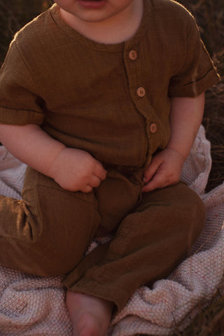 Gold-coloured Boy Outfit Australia - Size 2 boy outfits for hire Australia - Size 3 years boy outfits for hire Australia: Jamie Kay Ryan Onepiece