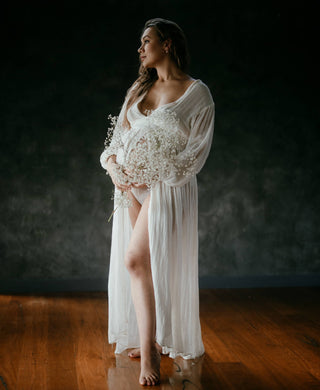 Maternity Dress Hire Australia - Jen's Pirate Booty Lapis Dress - Ivory