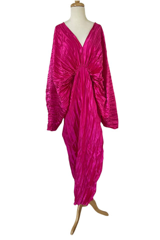 L’idée De Luxe Gown - Punch -  Red Carpet Maternity Dress For Hire - Bump Friendly Red Carpet Maternity Dress Hire - Breastfeeding Friendly Red Carpet Maternity Dress Hire - Glam Baby Shower Maternity Dress Hire - Thigh-High Split Maternity Gown