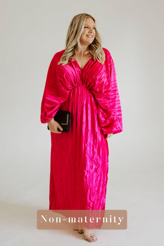 Plus Size Pink Glam Dress For Hire