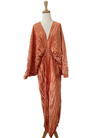 L’idée De Luxe Gown - Sunset: Deep V-Neckline Gown - Midi Length Gown Rental - Breastfeeding Friendly Gown - Thigh High Split Gown - Maternity Dress Hire