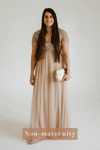Sparkly special events dress hire