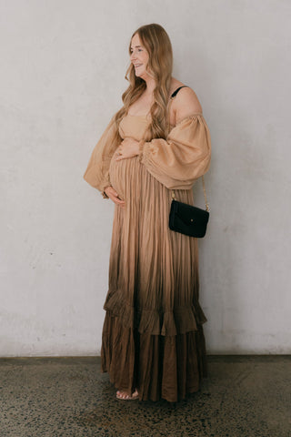 Boho baby shower dress hire