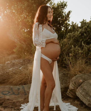 Sizes S to XL Available - Maternity Dress Hire Australia - Spell Canyon Moon Mesh Duster