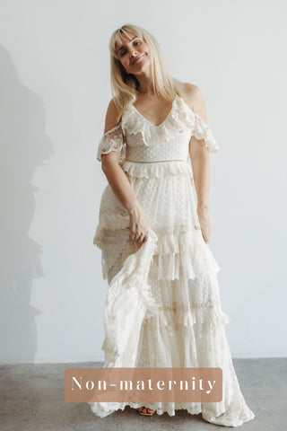 Vintage Boho Lace Wedding Gown Australia