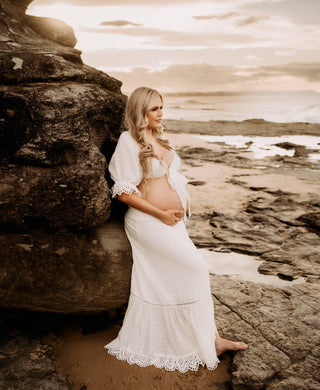 Feminine Charm Maternity Dress Hire - Spell Daisy Chain Two Piece Set