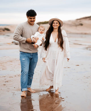 Vintage Charm with Modern Comfort Maternity Dress Hire - Spell Imogen Gown