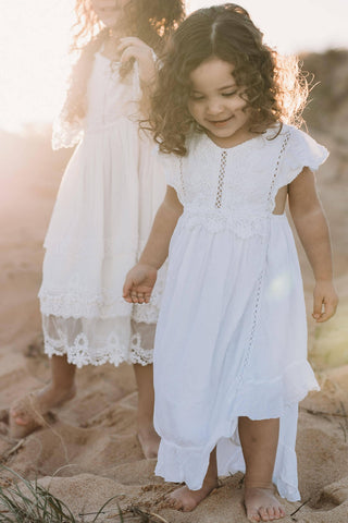 Tea Princess Alouette Dress - Elastic Back for Comfort - Girl Dresses For Hire
