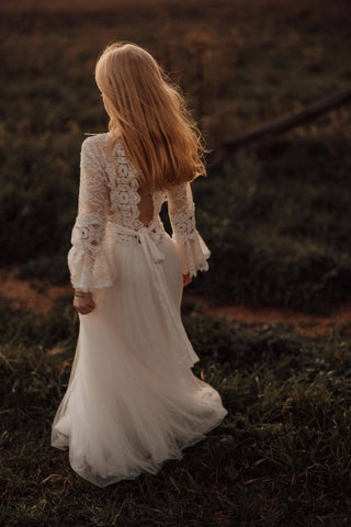 Intricate Back Details Dress - Tea Princess Savana Tween Dress - Girl Dresses For Hire