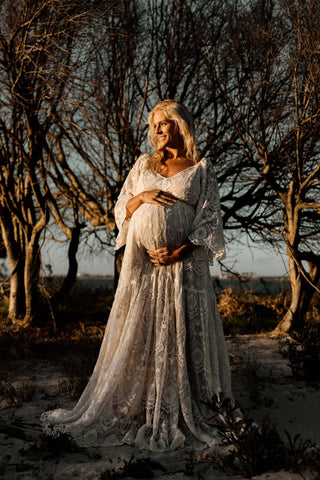 Size-Adjustable Maternity Dress Hire: We Are Reclamation Be Love Gown