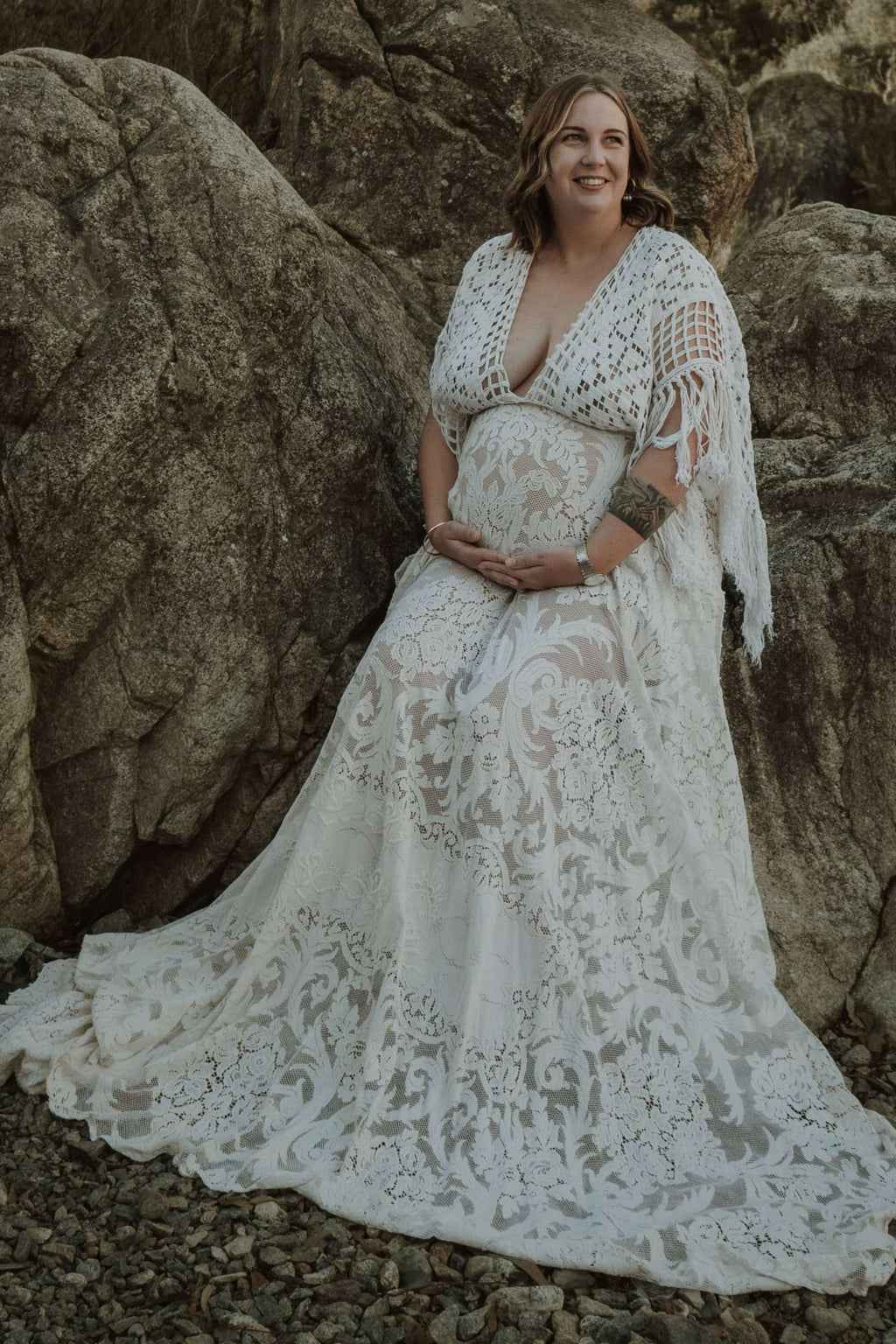 Boho White Flowy Dress Plus Size Konbeca Plus Size White Maxi