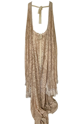 One Size Fits Most Maternity Dress Hire - We Are Reclamation Magic Maker Gown - Dark Ivory - Reclamation Gown Rental Australia