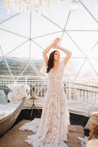 Chic Maternity Dress Hire with Side Splits - We Are Reclamation There Is Only This Moment Gown - Reclamation Gowns Rental Australia