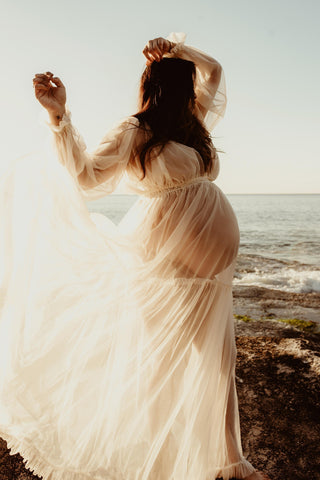Ethereal Maternity Dress Hire for Dreamy Photoshoots - We Are Reclamation Wish For It Gown