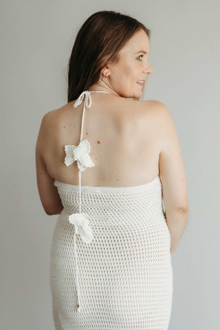 Backless maternity photoshoot dress hire
