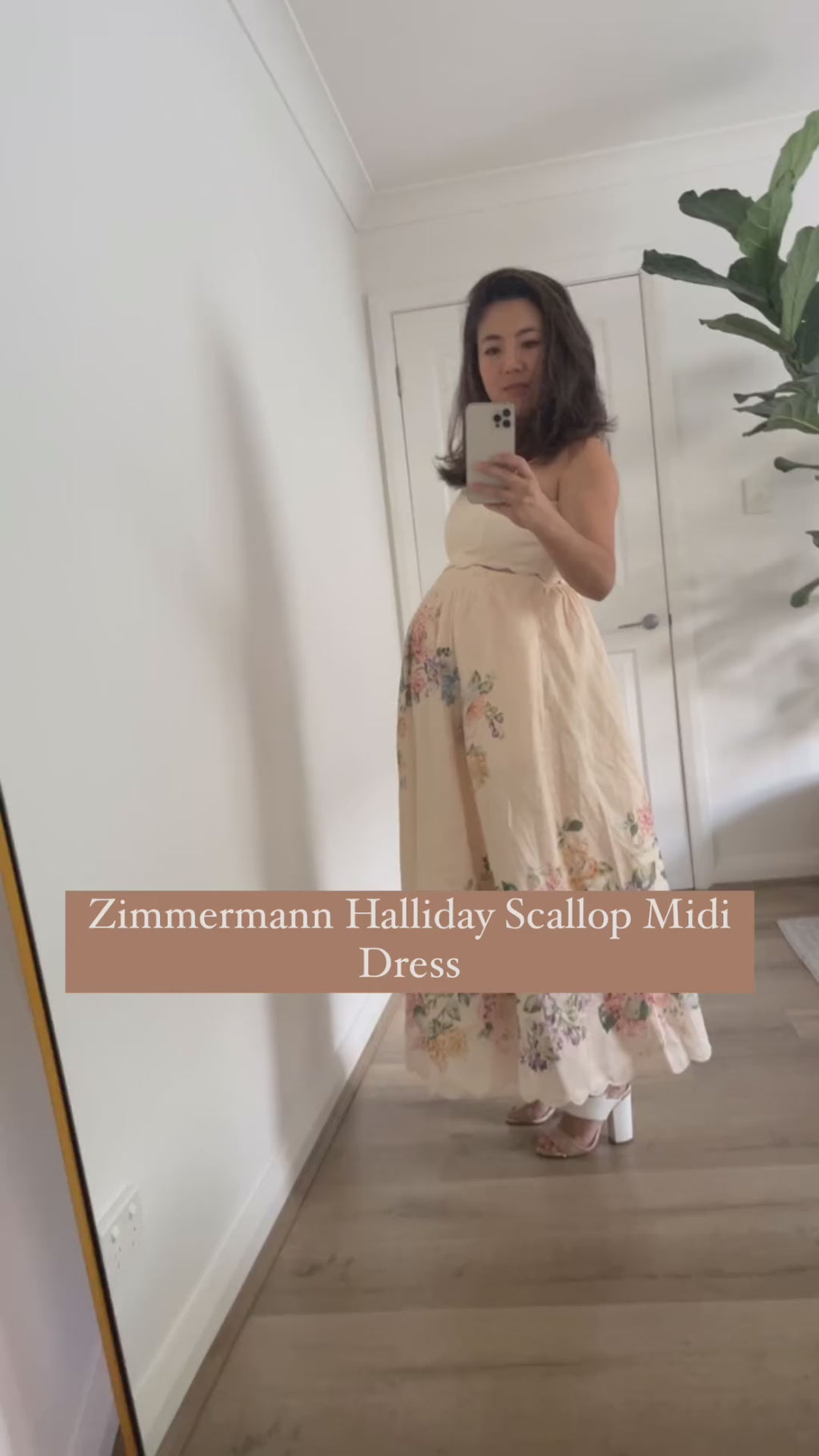 Zimmermann maternity dress hire