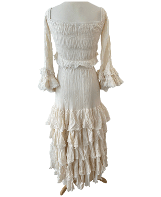 The Boho Shed Wild Heart Two Piece Dress: Versatile Maternity Dress Hire