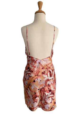Maternity Floral Dress Hire with Open Back Detail