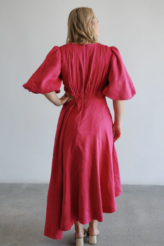 Back of the Aje Tidal Tucked Cut Out Midi Dress