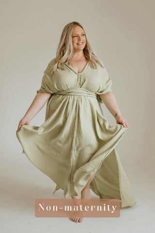 Ophelia Maxi Dress - Pistachio