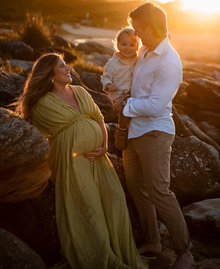 Maternity Dress Hire Australia - One-Size-Fits-Most - Chic Le Frique Ophelia Maxi Dress -Pistachio