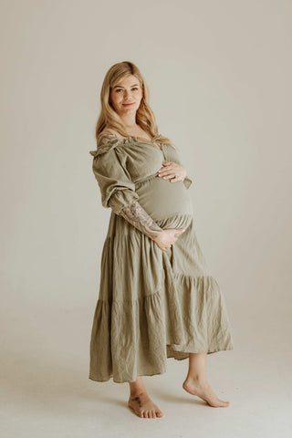 boho maternity photoshoot dress hire