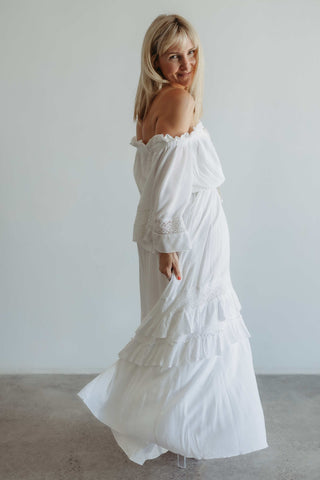 Boho wedding dress hire 