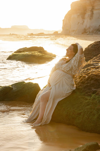 Maternity Beach Photoshoot Dress Hire