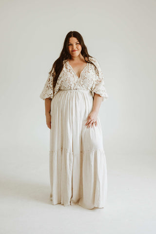 Boho plus size dress hire