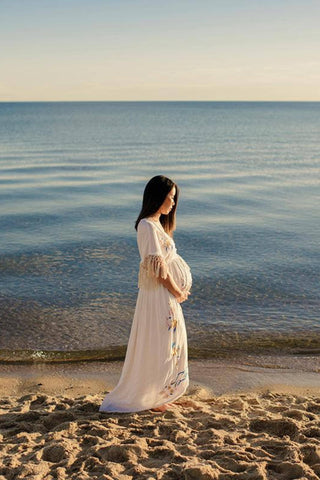 Fillyboo Bojangles Maxi Dress: Maternity Dress Hire - Maternity and Beyond Boho Dresses Australia