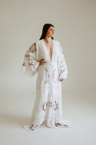 Boho wedding dress hire